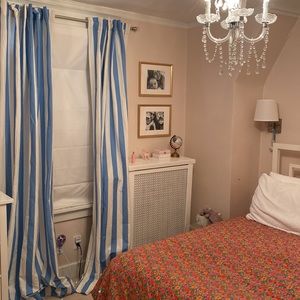 2 customer striped panels (nautical/preppy) - 54x119